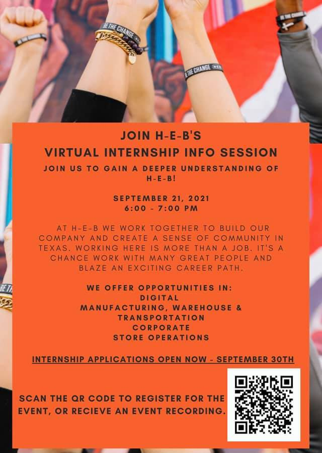 H-E-B PAID Internship VIRTUAL Information Session - Houston HBCU Alumni ...